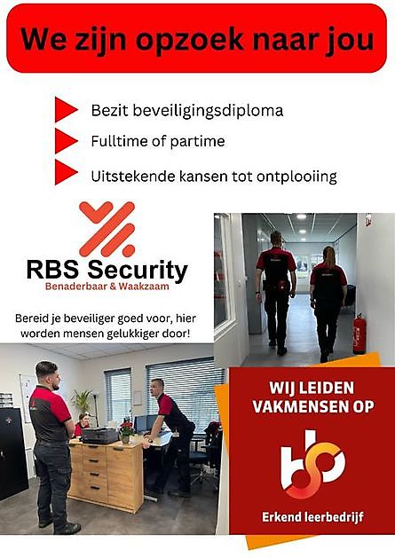 Kom je ons gezellige team versterken? - RBS Security - Leeuwarden