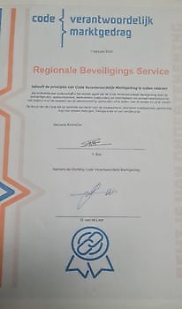 Code verantwoordelijk marktgedrag RBS Security - Leeuwarden