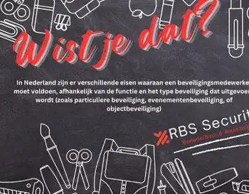 Wist je dat? Beveiligingsdiploma RBS Security - Leeuwarden